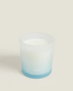 (350 G) White Powdery Scented Candle