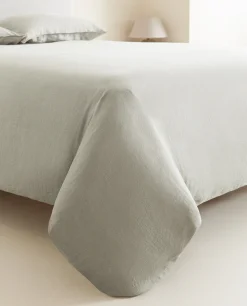 (140 Gsm) Washed Linen Duvet Cover