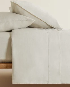 (160 Gsm) Washed Linen Duvet Cover