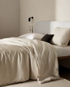 (140 Gsm) Washed Linen Duvet Cover