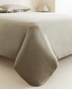 (140 Gsm) Washed Linen Duvet Cover