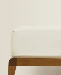(140 Gsm) Washed Linen Fitted Sheet