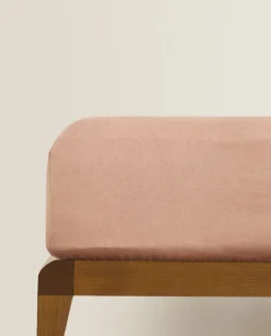 (140 Gsm) Washed Linen Fitted Sheet
