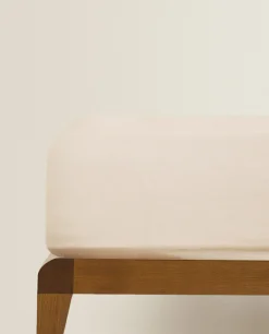(140 Gsm) Washed Linen Fitted Sheet