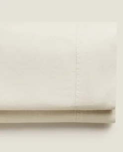 (140 Gsm) Washed Linen Flat Sheet