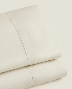 (140 Gsm) Washed Linen Flat Sheet