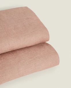 (140 Gsm) Washed Linen Flat Sheet