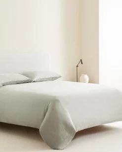 (140 Gsm) Washed Linen Flat Sheet