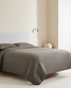 (140 Gsm) Washed Linen Flat Sheet