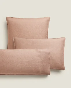 (140 Gsm) Washed Linen Pillowcase