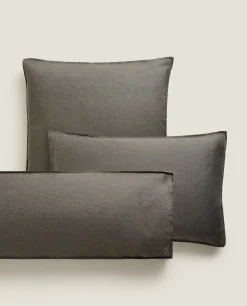 (140 Gsm) Washed Linen Pillowcase
