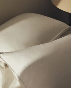 (160 Gsm) Washed Linen Pillowcase