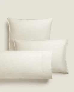 (140 Gsm) Washed Linen Pillowcase