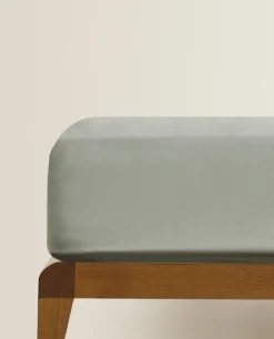 (180 Thread Count) Cotton Percale Fitted Sheet