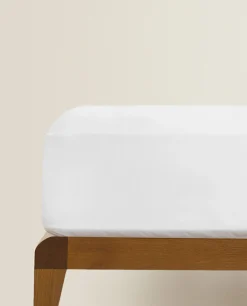 (500 Thread Count) Cotton Percale Fitted Sheet
