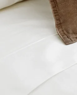 (300 Thread Count) Cotton Percale Flat Sheet