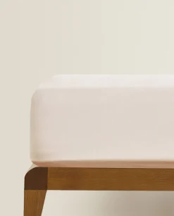 (180 Thread Count) Cotton Percale Fitted Sheet