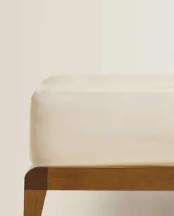 (180 Thread Count) Cotton Percale Fitted Sheet