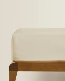 (300 Thread Count) Cotton Percale Fitted Sheet