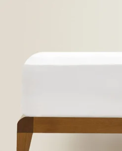 (180 Thread Count) Cotton Percale Fitted Sheet