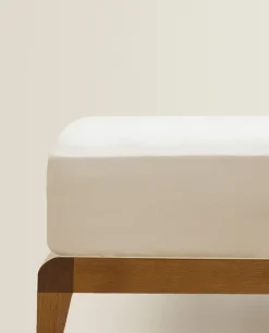 (300 Thread Count) Cotton Percale Fitted Sheet
