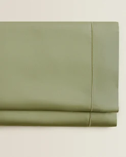 (300 Thread Count) Cotton Sateen Flat Sheet