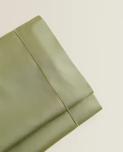 (300 Thread Count) Cotton Sateen Flat Sheet
