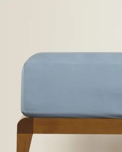 (200 Thread Count) Percale Fitted Sheet