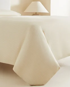 (300 Thread Count) Striped Washed Sateen Duvet Cover