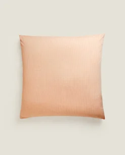 (300 Thread Count) Striped Washed Sateen Pillowcase