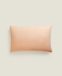 (300 Thread Count) Striped Washed Sateen Pillowcase