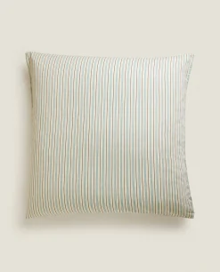 (300 Thread Count) Striped Washed Sateen Pillowcase