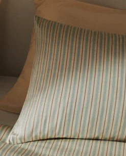 (300 Thread Count) Striped Washed Sateen Pillowcase