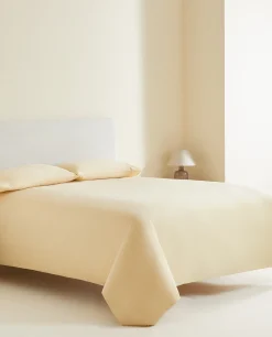 (300 Thread Count) Washed Sateen Flat Sheet