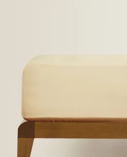 (300 Thread Count) Washed Sateen Fitted Sheet