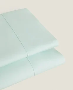 (300 Thread Count) Washed Sateen Flat Sheet
