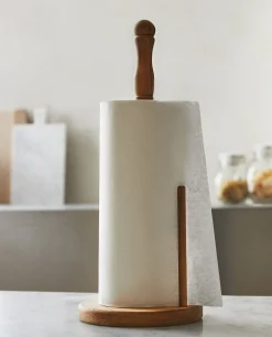 Acacia Wood Roll Holder