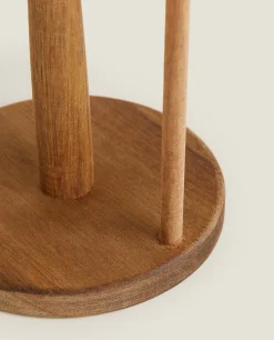 Acacia Wood Roll Holder
