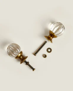 Acrylic Door Knob (Pack Of 2)