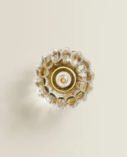 Acrylic Flower Door Knob (Pack Of 2)