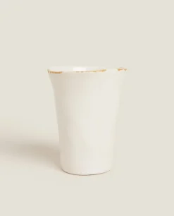 Antique Finish Ceramic Tumbler
