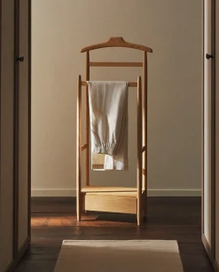 Ash Wood Valet Stand