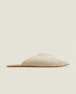 Babouche Slippers With Detailing