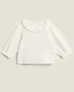 Baby Shirt With Ruffles