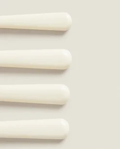 Beige Flatware Set (4 Pieces)