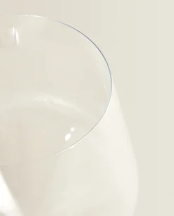 Blown Crystalline Wine Glass