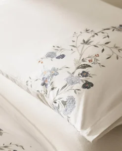 Blue Flowers Pillowcase