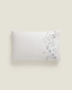 Blue Flowers Pillowcase