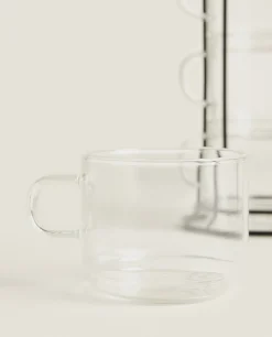 Borosilicate Glass Cup Tower (Set Of 4)