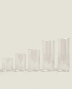 Borosilicate Glass Lantern Vase